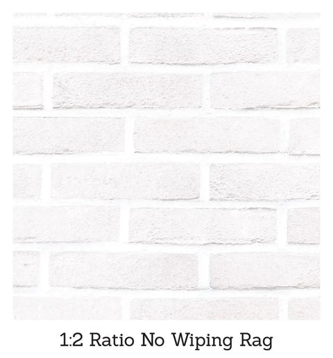 Brick Transformations Whitewash Paint For Brick Walls And Fireplaces, Water Based Acrylic, Low Odor, Low VOCs, white brick finish