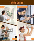 LSENLTY Stud Finder Wall Scanner in use for mounting art, TV installations, and home DIY projects.