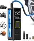 Cordless Tire Inflator With 150 PSI Digital Gauge, Fast Inflation 3X Faster Air Pump for Cars, Motorcycles, Bicycles and Balls