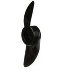 Beefed Up 2 Blade Power Prop For Trolling Motors 3 Inch Hub Weedless Design With Shallow Water Option Black Finish
