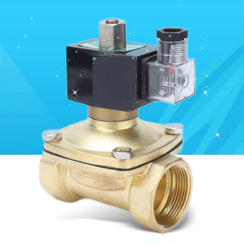 Top Shelf Brass Solenoid Valve Normally Open With Direct Acting Diaphragm And Smooth One Piece Build For Heavy Duty Automation And Compact AC 12 Volt Fluid Control That Gets The Job Done Right No Hassle Setup