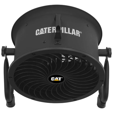 Built Tough 14 Inch Drum Fan Delivers 2300 CFM High Velocity Air For Industrial Spaces With 4 Speed Settings And A 360 Degree Pivot Head