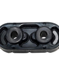 Heavy Duty Exhaust Muffler Hangers Set For Silverado Sierra 1999-2018 And Yukon Tahoe, black premium rubber with iron frame
