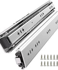 22 Inch Ball Bearing Drawer Slides Full Extension 260 Lb Heavy Duty Glide For Cabinets And Drawers Includes 24 M5 Screws