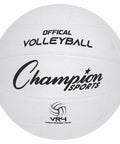 Rubber Volleyball Official Size For Indoor And Outdoor Play Durable Regulation Ball For Beginners To Pros Premium White VR4 Set