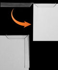 Genuine Clear U Channel Edge Trim Runs A Solid 13 Feet Long With Bendy Construction. Shows edge protector on a corner.