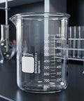 Heavy Duty 1000 mL Glass Beaker With White Double Scale Graduation Borosilicate 3.3 Lab Beaker Thick Wall Low Form Griffin