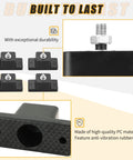 Four Pack Rubber Vibration Isolator Mounting Brackets For Outdoor Air Conditioners And Mini Split Condenser Units Anti Vibration Mounts For Stable Installation And Noise Reduction Durable PC Material visible