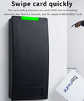 Rugged Waterproof 125KHz Proximity RFID Card Reader With Wiegand 26 To 37 Bits RS232 RS485 UART TTL IP68 Outdoor Access For Gates Office And Industrial Settings, wall-mounted view