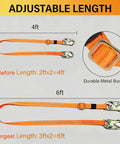 Adjustable Tree Climbing Lanyard With Quick Slide Toggle Built Tough As Nails 3mm Polyester Webbing adjustable length with metal buckle.