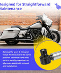 Fuel Line Quick Disconnect O Ring Kit For 2001 And Newer EFI Motorcycles, Complete Set with check valve and male end O rings