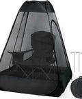 One Person Pop Up Mosquito Net Tent With Mesh Shelter, Instant No Fuss One Second Setup, Single Person Camping Shelter With Oxford Fabric Dampproof Bottom