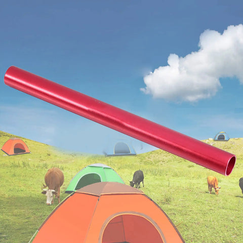 4 Piece Tent Pole Repair Kit Lightweight Aluminum Alloy Splints For Quick Fixes On Camping Gear and Hiking Tents 13 cm, red.