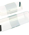 Adjustable Magnetic Heat And Air Deflector For Vents And Registers, extends from 10 to 16 inches, durable plastic, black ends.