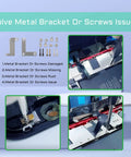Internal Screws Set and Full Metal Bracket Kit for iPhone 13 Pro Max Replacement, repair process demonstration