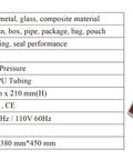 No Nonsense Heavy Duty Vacuum Package Leak Tester And Dead Tight Seal Checker for glass jars, metal cans, and plastic cartons.