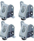 Adjustable Heavy Duty Furniture Leveling Feet With PVC Pads And Cold Rolled Steel Non Slip Floor Protectors For Chairs And Tables And Cabinets Sidemount Installation For Stable Even Surfaces On Uneven Floors, 4-piece set