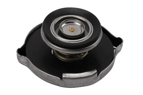 GM Original Equipment RC27 Radiator Fill Cap For Most GM Vehicles, Premium Aftermarket Replacement, Seals And Pressurizes Coolant System To Prevent Leaks, Durable Cap For Reliable Engine Cooling And Peak Performance, side view