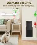 Heavy Duty Medium Wall Mount Dog Door With Triple Flap Insulated Barrier To Shut Out Cold Drafts Wind And Pests delivering security features.