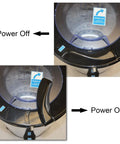 Portable Spin Dryer 3200 RPM 110V 22 Pound Stainless Steel Drum power off and on control for easy use