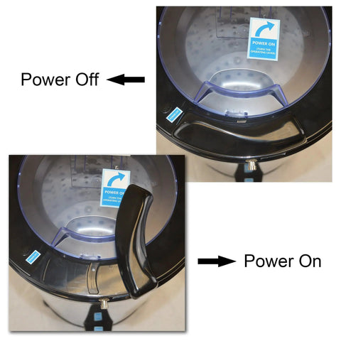 Portable Spin Dryer 3200 RPM 110V 22 Pound Stainless Steel Drum power off and on control for easy use