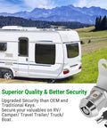2 Pack Tool Box Lock With Keys 5/8 Inch Cabinet Lock Cam Lock Keyed Alike Set shown with RV