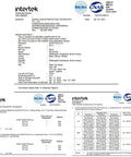 Intertek test report for steel toe boots certification and safety standards