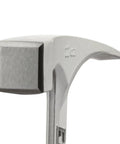 22 Oz Masonry Hammer With Forged Steel Construction And Shock Reduction Grip For Bricklayers And DIY Pros close-up of head