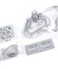 Pocket CPR Mask Kit For Adults And Kids With One Way Valve, Hard Case Resuscitation Kit With Wrist Strap, Gloves, Wipes, And Keychain Face Shield, Latex Free Emergency First Aid Gear