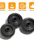 48P Beefed Up Pinion Gear Set 28T 29T 30T Hardened Steel 3.175mm Shaft With Screws And Hex For 1 By 10 RC Cars And Trucks