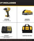 Heavy Hitter 20V Max Brushless Cordless Drill Driver With One Half Inch Keyless Chuck Five Ah Powerstack Battery Quick Charger and Contractor Bag.