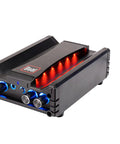 Micro 2 Channel Class D Amplifier with 3.5mm AUX Input and Stereo RCA Outputs 100W Peak Power Long Range Bluetooth Up To 100 Feet