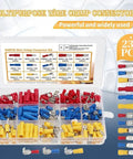 Top Tier 236pcs Insulated Wire Connectors Kit With Butt Rings Spade Terminals And Fast Disconnect Crimp Accessories For All Your DIY Electrical Projects And Auto Wiring Needs Totally Awesome Gear, assorted connectors in storage case