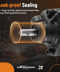 Tough As Nails Heavy Duty Power Steering Gear Box with leak-proof sealing features, showing 3 spline input shaft detail.