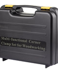 Game Changer Corner Clamp Set For Woodworking 90 Degree Right Angle Holders For T Joint And Miter Joint in carrying case
