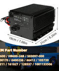 Jobsite Ready Hb600 24V 25A Scissor Lift Battery Charger Replacement for Genie Skyjack Jlg Lifts with detailed specifications.