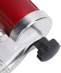 Close-up of Beefed Up Heavy Duty Pneumatic Grease Gun 10000 12000 PSI With G1 Quarter Quick Connector nozzle detail