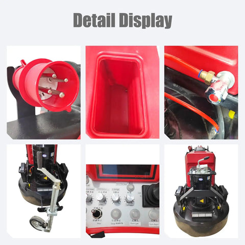 Planetary Electric Concrete Floor Grinder With 12 Grinding Heads 18.5kW Self Propelled Floor Polisher detail view
