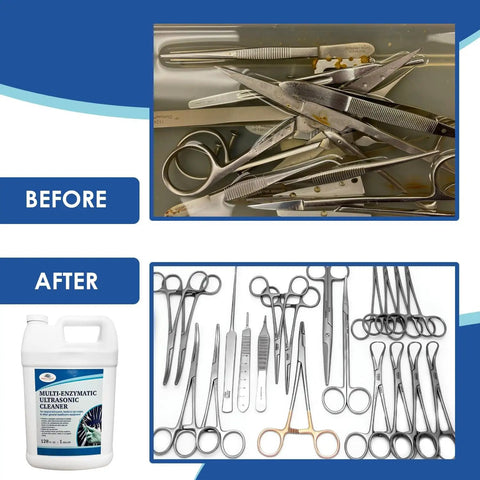 Straight Up Heavy Duty Enzymatic Ultrasonic Cleaner One Gallon Solution Kills Dirt Dead On Any Dental Tool And Knocks Out Tough Grime Fast After cleaning dental tools.