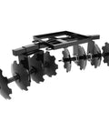 54 Inch Universal Disc Plow For ATV UTV Harrow Garden Tractor Attachment With 2 Inch Receiver Powder Coated Steel Built Tough for Soil Till