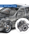 Rear Wheel Hub And Bearing Assembly For Subaru Legacy And Outback 2005 Through 2009 With ABS Encoder OEM Quality Replacement