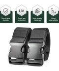 Tough As Nails 39 Inch Battery Hold Down Straps Heavy Duty Car Battery Tie Down Webbing With Quick Release Buckles Weather Resistant For Truck Suv Boat Rv Black, featuring durable material and strong buckles.