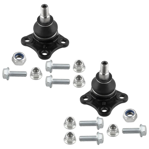 Set Of 8 Front Tie Rods Lower Ball Joints And Sway Bar Links For Volkswagen Beetle 2001 2010 Golf 2003 2006 Jetta 2001 2005 EV400 K90355 K90357 K90715 ES3524 ES3525 Premium Fit And Easy Installation black metal ball joints with bolts and nuts