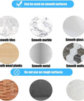 Image showing various smooth surfaces suitable for Heavy Duty 6 Pack Suction Cups With Thickened Pvc Sucker Pads And M6 X14 Thread Screws.