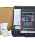Digital Surface Roughness Gauge With USB Output, Handheld Surftest Profilometer, Ra 0.05 To 15.0 Micrometers, box and case shown
