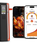Wireless Meat Thermometer With WiFi And Bluetooth Ultra Thin Probe With Phone App Displaying Cooking Data