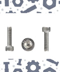 Top Shelf Twenty Count M6 1.0 X 20MM Socket Head Cap Screws Hex Allen Bolts 304 Stainless Steel Machine Fasteners Precision Thread Silver.