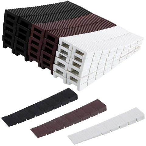 36 Piece 4 Inch Sloped Plastic Composite Shims Leveling Wedges For Home Furniture DIY And Restaurant Use Indoor Outdoor Shims
