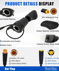 Half Twist E Bike Throttle Grip For 12V To 72V Systems Waterproof 3 Pin Connector 22.5mm Handlebar Replacement details