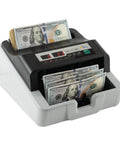 High Speed USD Bill Counter With UV And MG Counterfeit Detection, Handles Up To 1,500 Bills Per Minute, 200 Bill Hopper